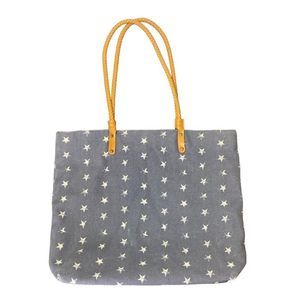 MossimoSupply Co Blue and White Star Canvas Tote
